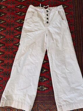 Anthropologie wide leg button down pants.